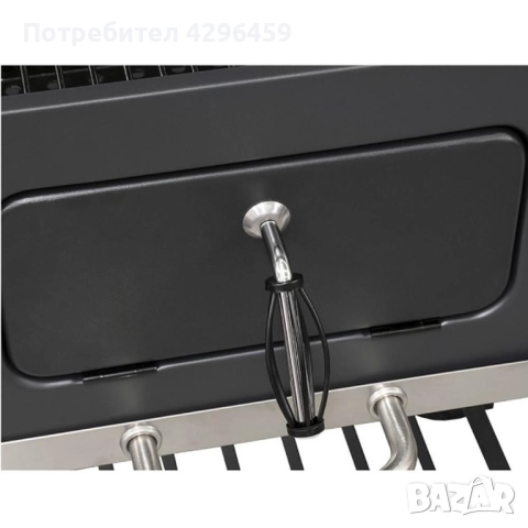 Барбекю на дървени въглища с чугунена плоча 113x45.5x100 см, снимка 6 - Барбекюта - 52267482