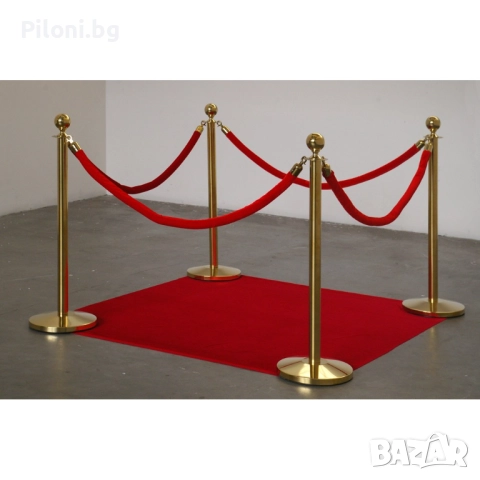 Ограничителен стопер с въже с цвят по избор, снимка 9 - Друго търговско оборудване - 52811259