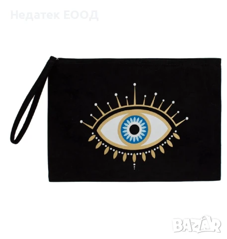 Плажен несесер, Черен, 32x22 см., снимка 2 - Чанти - 50709630