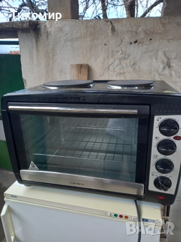 Печка с два котлона CROWN, снимка 6 - Печки, фурни - 52873560