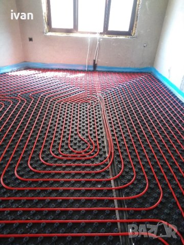 изграждане на подово отопление 
