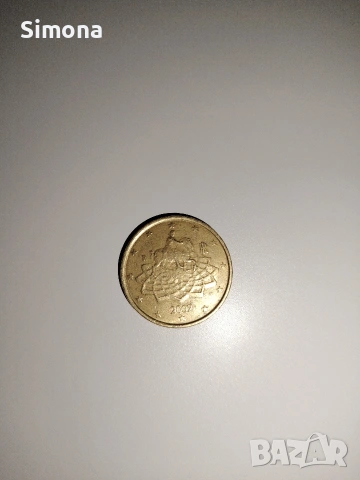 50 евроцента Италия 2002 г., снимка 2 - Други услуги - 53803938