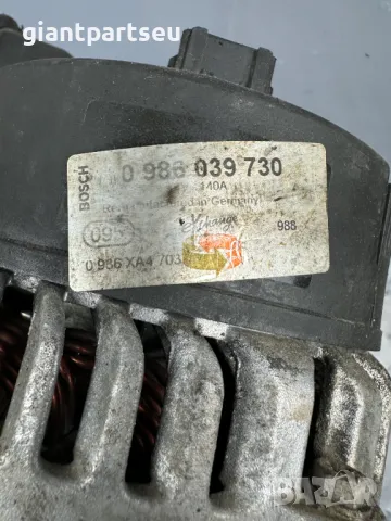 Алтернатор Генератор за БМВ BMW E34 E39 E38 0986039730, снимка 2 - Части - 49156287