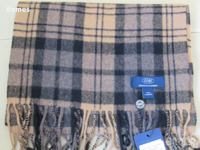 Фин шал 100% кашмир, каре, Монголия, снимка 4 - Шалове - 35796772
