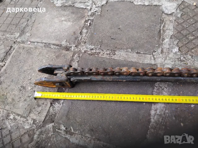 Верижен тръбен ключ, снимка 4 - Ключове - 48890804