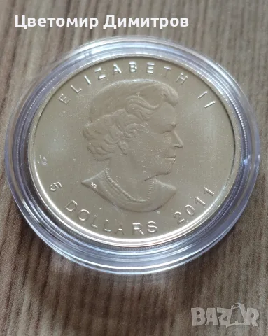5 dollars 2011 Canada (Инвестиционни монети), снимка 2 - Нумизматика и бонистика - 56322513