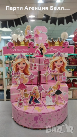 Каротнена торта за Рожден ден Барби Barbie, снимка 2 - Други - 46671209