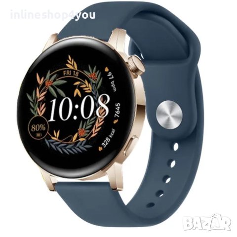 Силиконова Каишка (20мм) за Huawei Watch GT3 42 | GT2 42 | GT3 Pro 43mm | Samsung Watch, снимка 2 - Смарт гривни - 41170193