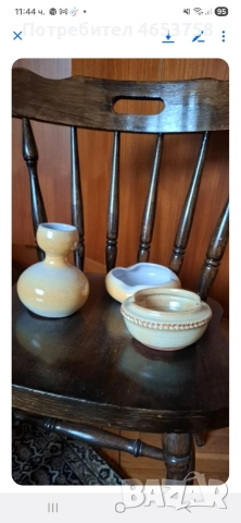 Стъклени, кристални и керамични чаши фруктиери и други, снимка 4 - Сервизи - 52822354