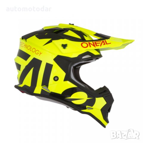 ДЕТСКА КРОС КАСКА O`NEAL 2SERIES RL SLICK NEON YELLOW/BLACK