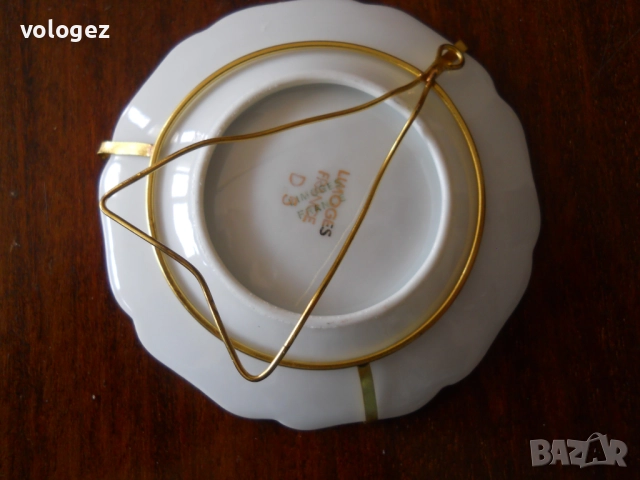 Порцеланови чинийки "Limoges" Франция, снимка 2 - Други ценни предмети - 49272657