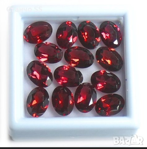 Гранат /червен/ 14бр. Afrika !!! 12 ct., снимка 2 - Други - 41408556