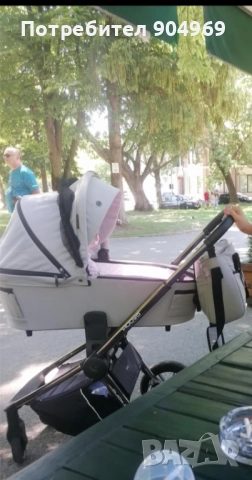 Бебешка количка 2в1 Quick 4.0 Steel Grey - Muuvo, снимка 4 - Детски колички - 52364578