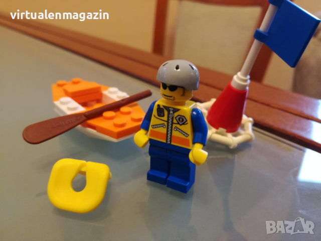Конструктор Лего - Lego Town 5621 - Каяк на бреговата охрана, снимка 3 - Конструктори - 36485294