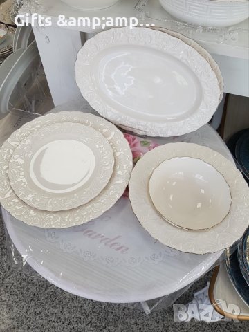Порцеланов сервиз за хранене от 26 части, снимка 3 - Сервизи - 41545502