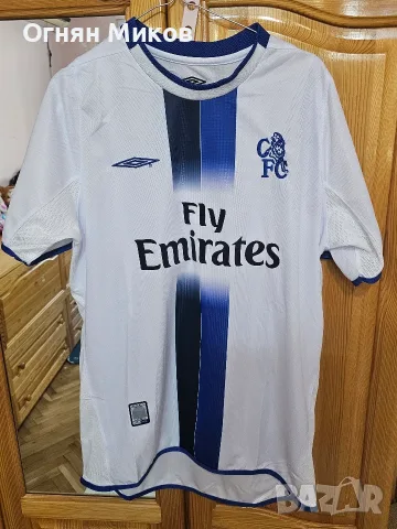 Челси Ретро Тениска Umbro XL, снимка 11 - Тениски - 55768339