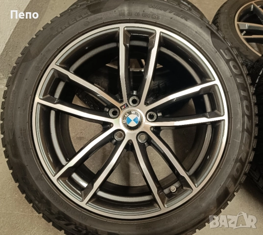 Оригинални джанти с гуми зимни 18 цола за Bmw G30 G31 дот 2021г, снимка 2 - Гуми и джанти - 52033853