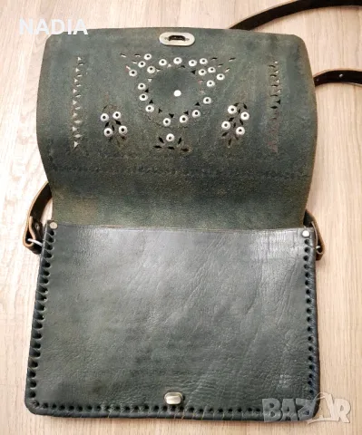 Чанта от естествена кожа Мароко, снимка 2 - Чанти - 49141873