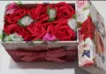 Кутийка със сапунени рози , снимка 1