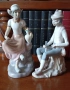 Колекционерски испански порцелан                 ппорцелан Две фигури на фирми., снимка 1