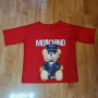 MOSCHINO червена тениска с мече , снимка 2