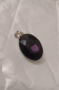 Мистичен медальон опушен кварц Виолет, снимка 1 - Колиета, медальони, синджири - 44603867
