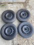 железни джанти 5х114.3 16 с гуми Dunlop 205/60/16, снимка 1