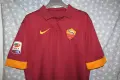 винтидж фланелка AS Roma Italia Totti РОМА Nike Барселона Испания Barcelona Suarez футболна тениска , снимка 2