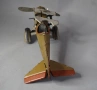 1930 Tippco Немска метална механична играчка модел самолет, снимка 5