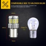 Комплект крушки, Led диодни крушки, BA15D, 21/5W, 6000K, 2броя - 82312, снимка 5