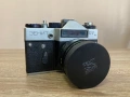 Винтидж 35мм огледално-рефлексен фотоапарат Zenit ET с оригинален калъф, снимка 10