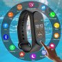 Смарт часовник M4 Band, Bluetooth, Sport smartwatch M4, Smart bracelet, фитнес гривна, снимка 5