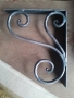 Конзоли , рафтодържачи стойки и ъгли за рафтове и етажерки от ковано желязо, снимка 9
