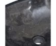 Черна мивка, 53x40x15 см, мрамор, снимка 2