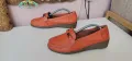 Оранжеви Обувки, мокасини 38н.Естествена кожа , снимка 5