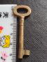 Стар рядък бронзов ключ от соца за мебел,брава,шевна машина за КОЛЕКЦИОНЕРИ 29244, снимка 5