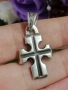 Сребърна висулка с частична оксидация , снимка 3
