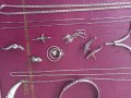 Сребърни верижки и висулки, обеци, снимка 1 - Колиета, медальони, синджири - 42077701