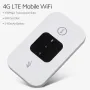 Рутер- бисквитка 4G LTE 150Mbps Преносим мобилен MiFi рутер със слот за SIM карта - 2100mAh, снимка 1