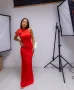 🌹Дълга червена дамска рокля🌹, снимка 4