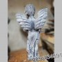 Ангел от бетон. Градинска фигура за декорация, снимка 3