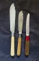 Стари, антикварни ножове, ножчета 3броя., снимка 1