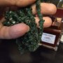 Ретро огърлица великолепен зелен нефрит , снимка 1 - Колиета, медальони, синджири - 39076981