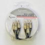 Кабел RCA 4X M/M, 1.8m, Gold Plated, GMB SS301069