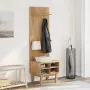 vidaXL Шкаф портманто OTTA, 50x40x160 см, борово дърво масив, снимка 3