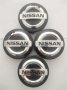 Капачки за Джанти за НИСАН/NISSAN 60 мм. Цвят: Сребристи и черни. НОВИ!, снимка 2