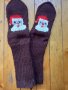 Мъжки Коледни ръчно плетени чорапи размер 43, снимка 1