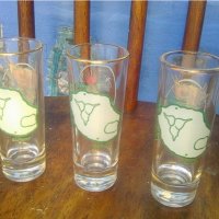 Три стъклени немски чашки за ракия, снимка 3 - Други ценни предмети - 39577116