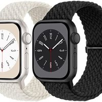 Нови 2 броя плетена каишка за смарт часовник Apple Watch iWatch, снимка 1 - Каишки за часовници - 40362006