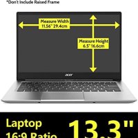 Нов Филтър за поверителност на екран лаптоп 13,3 инча Против отблясъци, снимка 3 - Други - 42002909